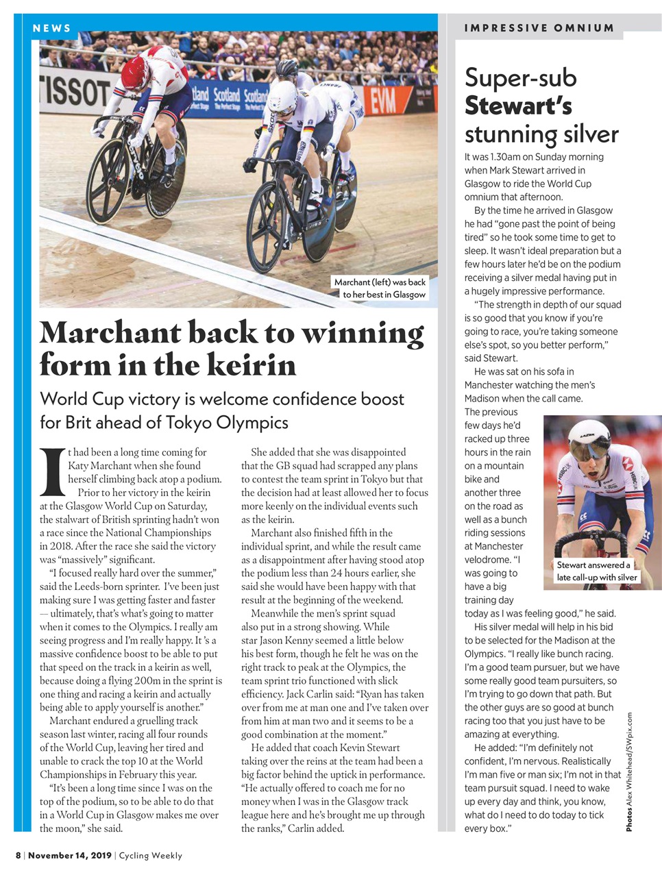 Cycling Weekly Preview Pages
