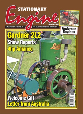 Stationary Engine issue January 2020