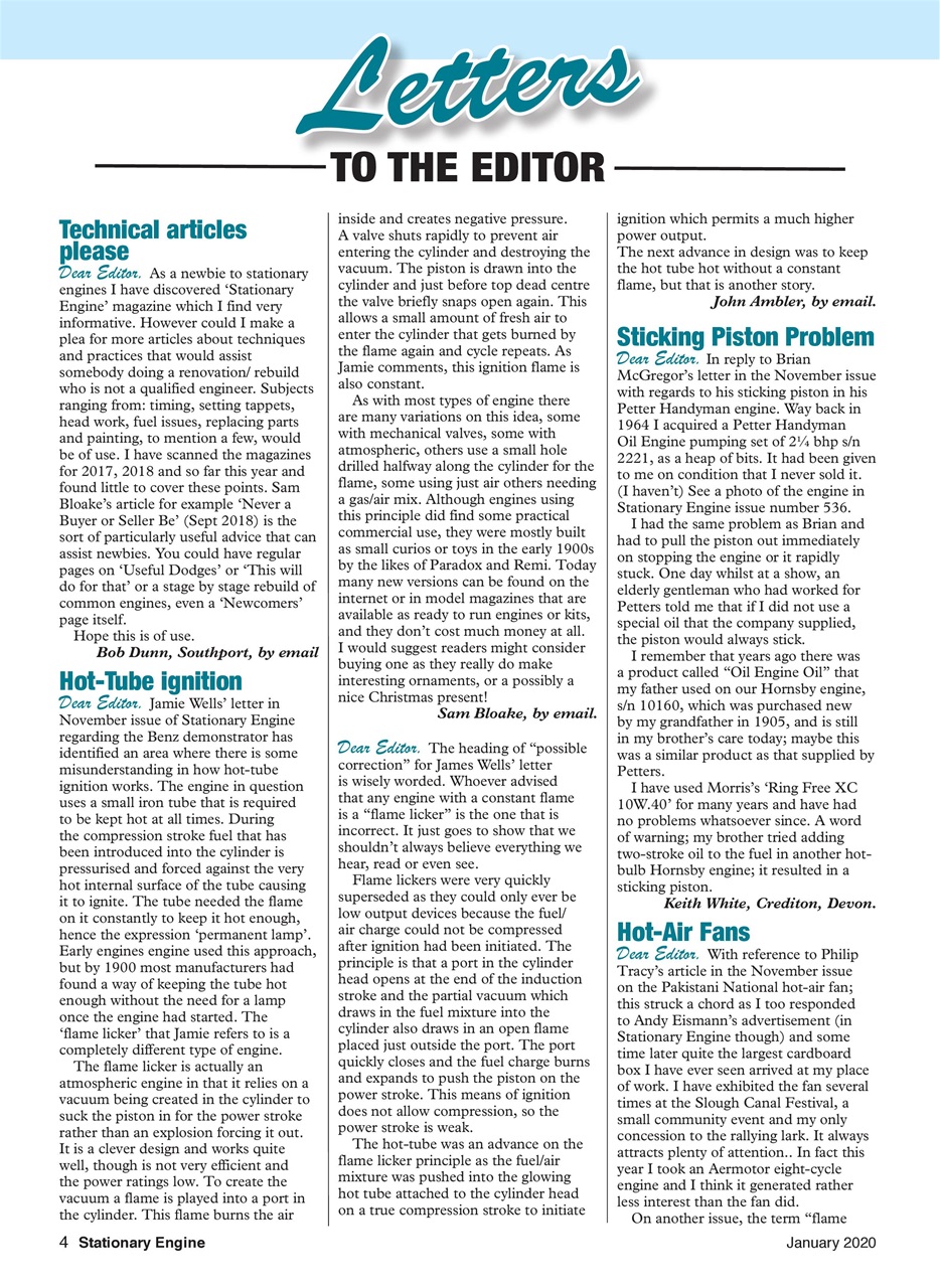 Stationary Engine Preview Pages