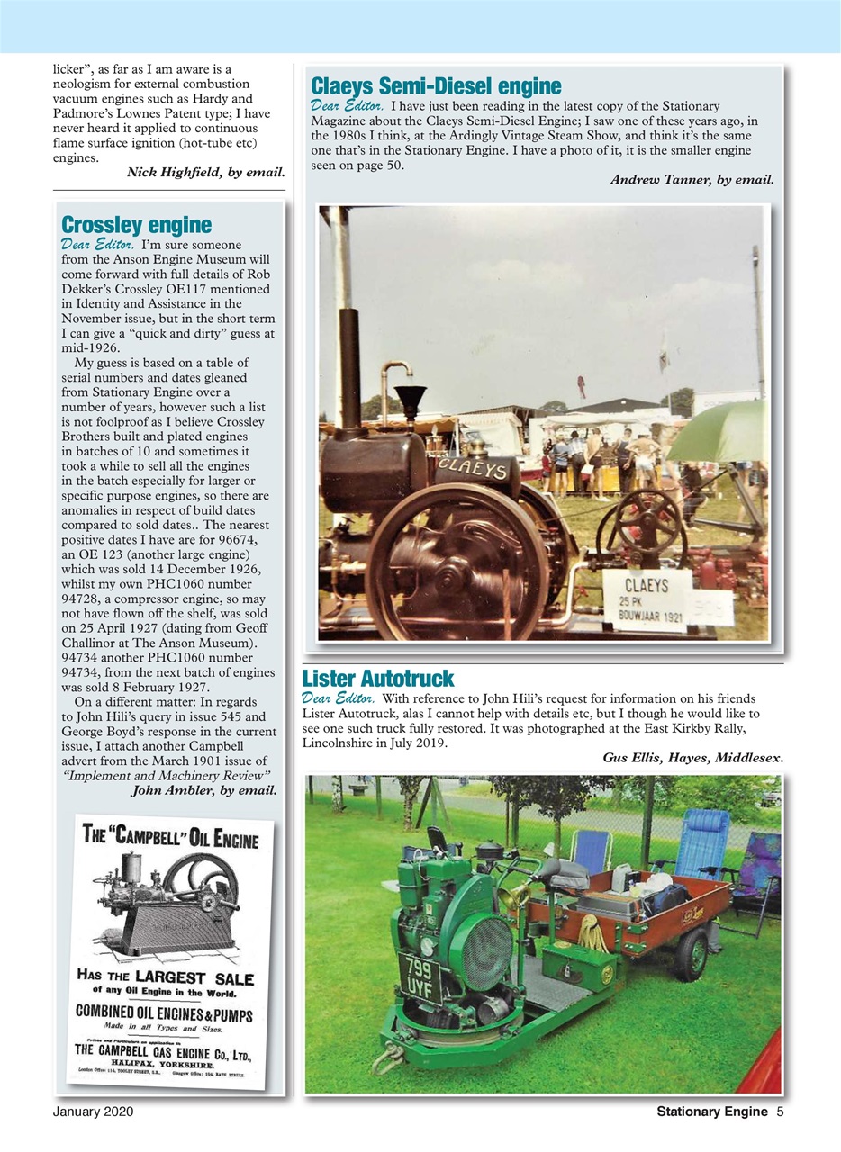 Stationary Engine Preview Pages