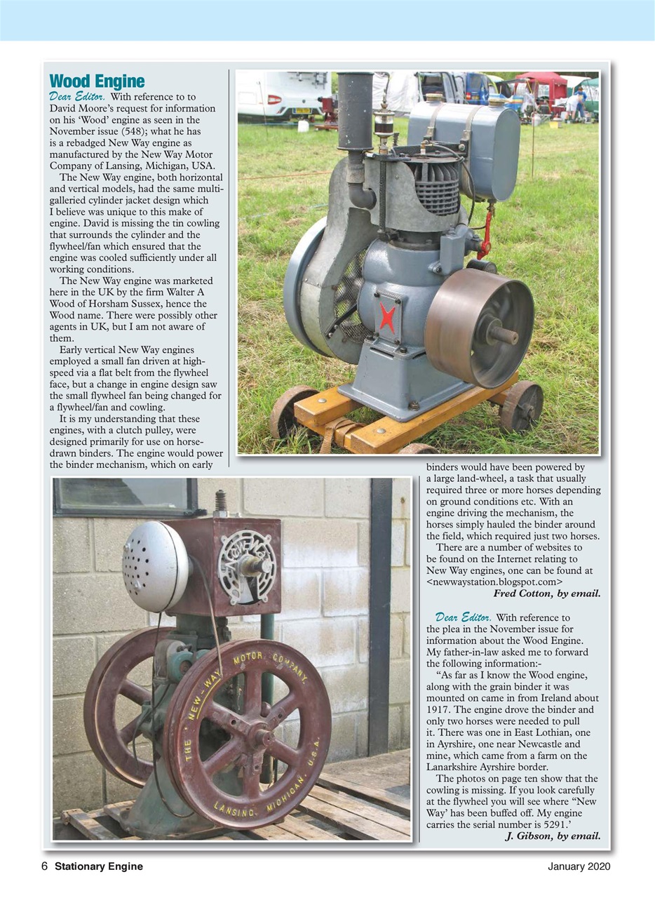 Stationary Engine Preview Pages