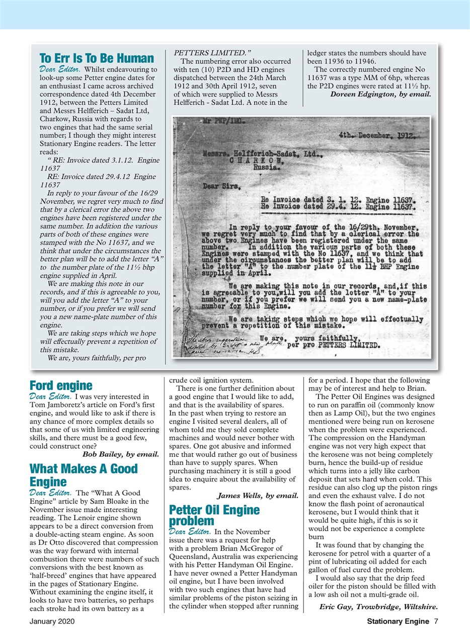 Stationary Engine Preview Pages