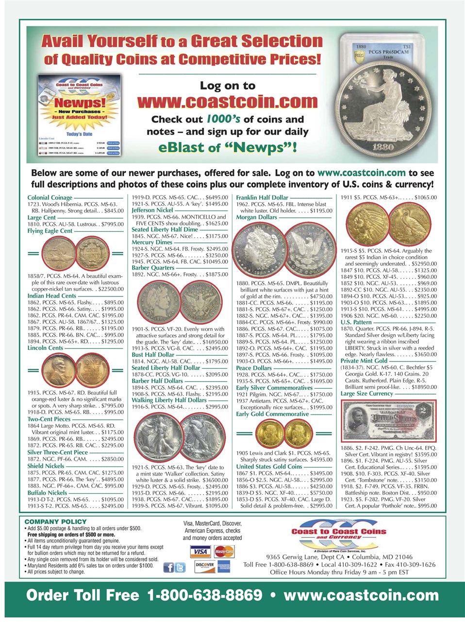 COINage Magazine Preview Pages