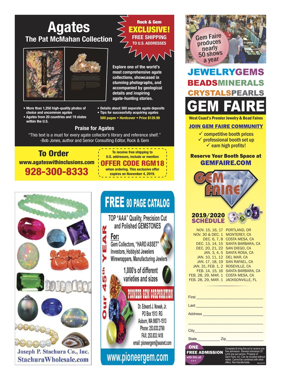 Rock&Gem Magazine Preview Pages