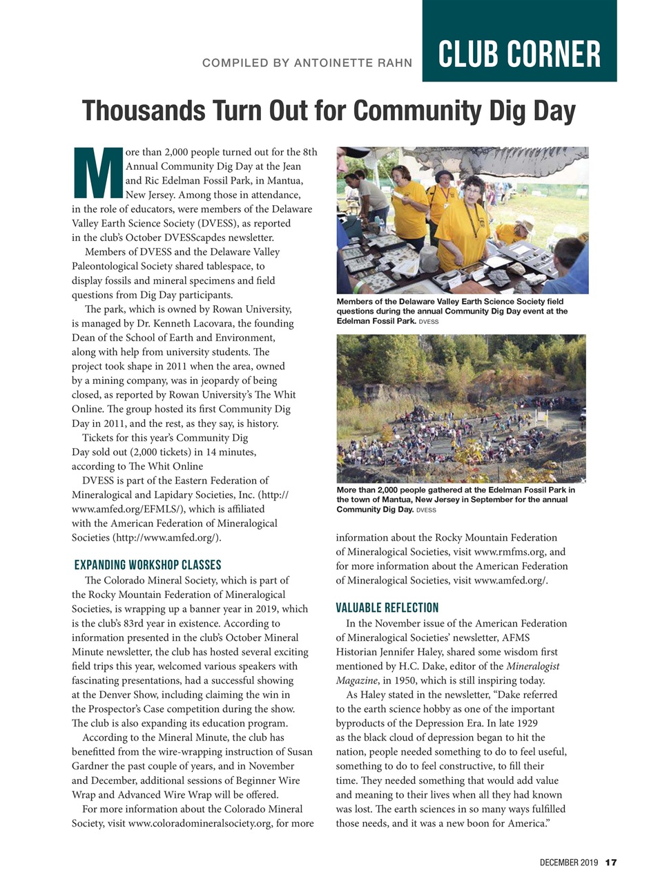 Rock&Gem Magazine Preview Pages