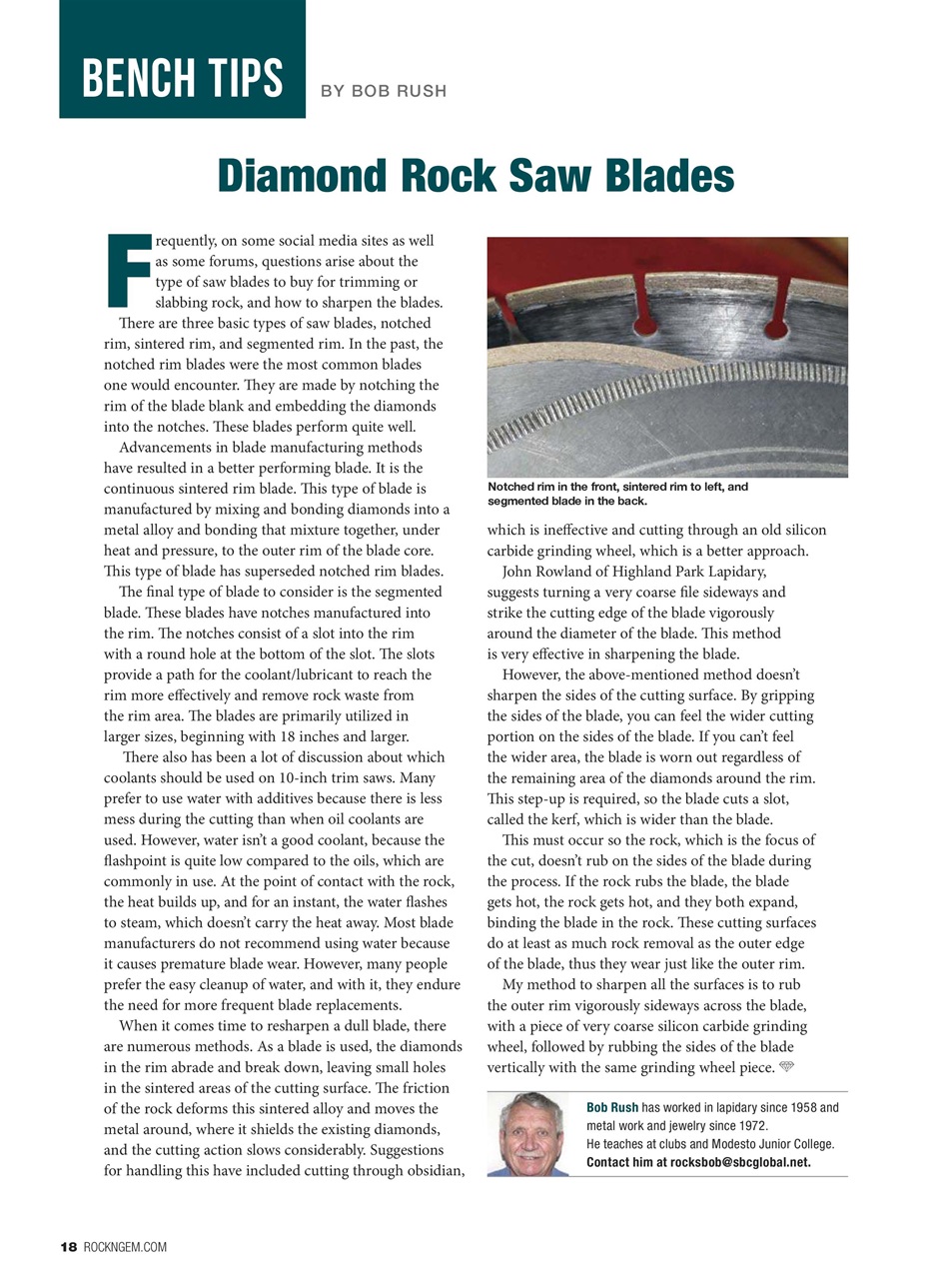 Rock&Gem Magazine Preview Pages