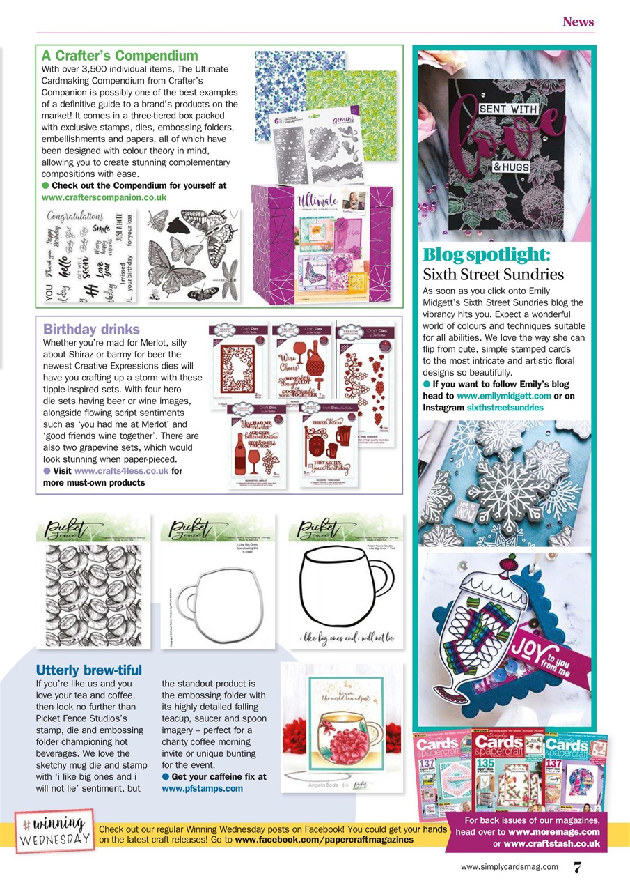 Simply Cards & Papercraft Preview Pages