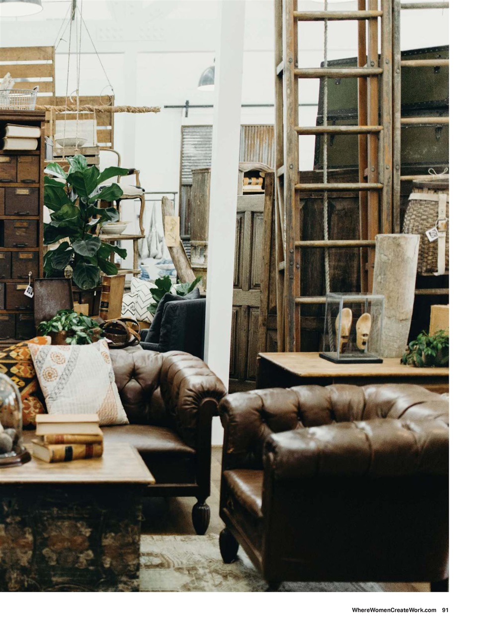 Where Women Create Work Preview Pages