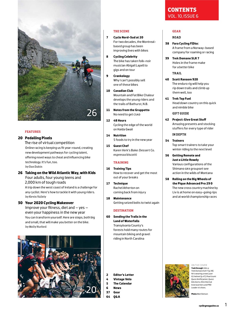 Canadian Cycling Magazine Preview Pages