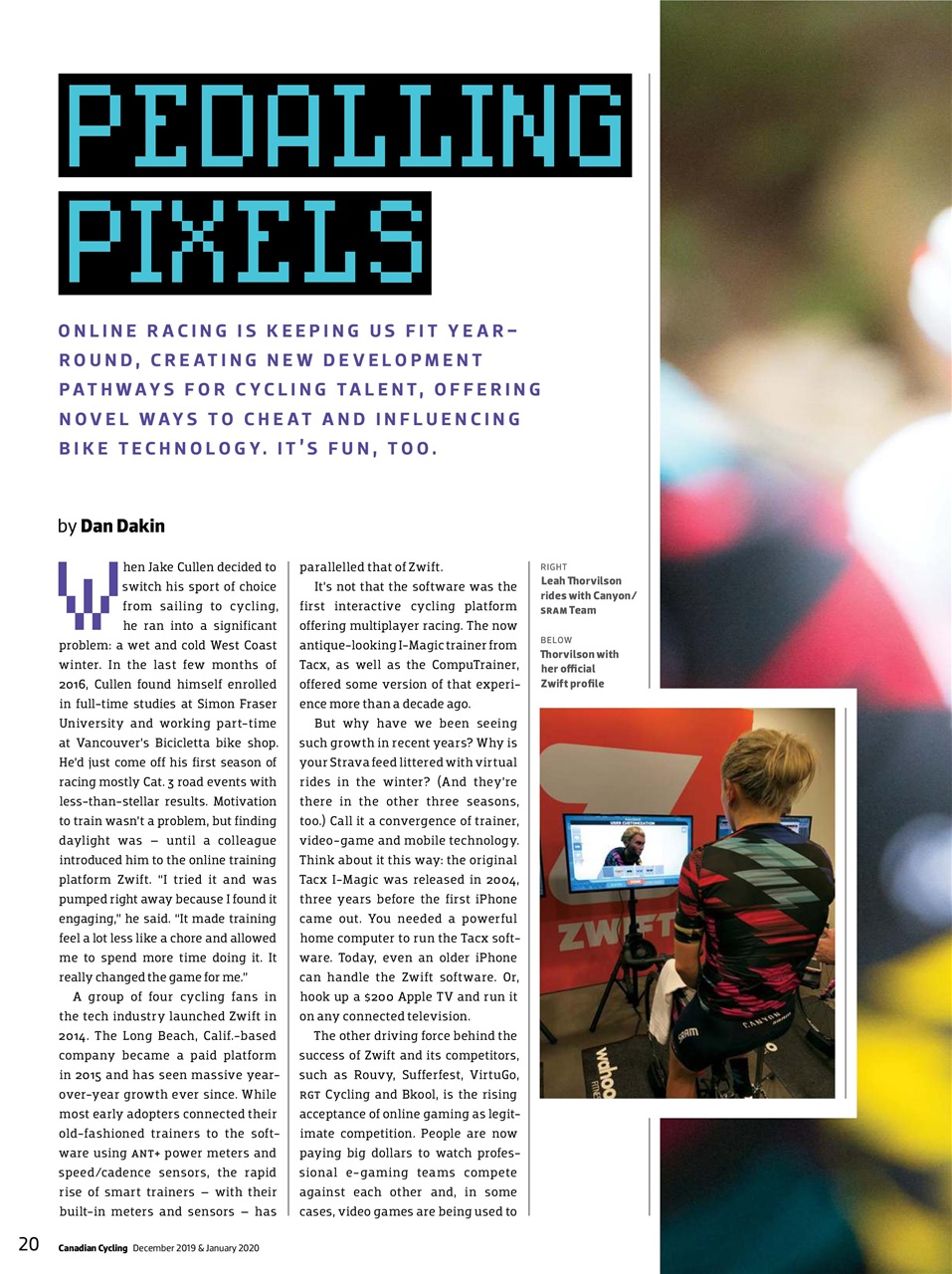 Canadian Cycling Magazine Preview Pages