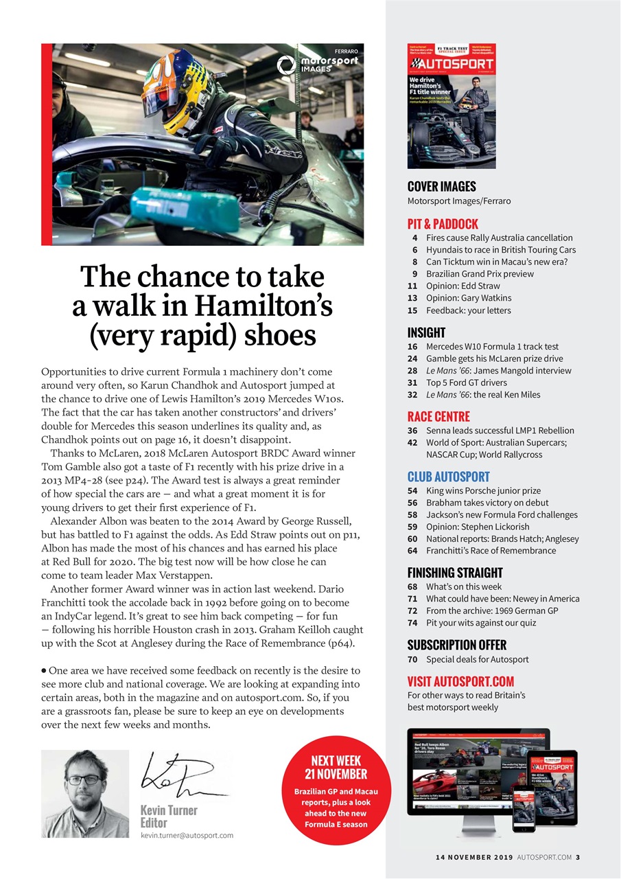 Autosport Preview Pages