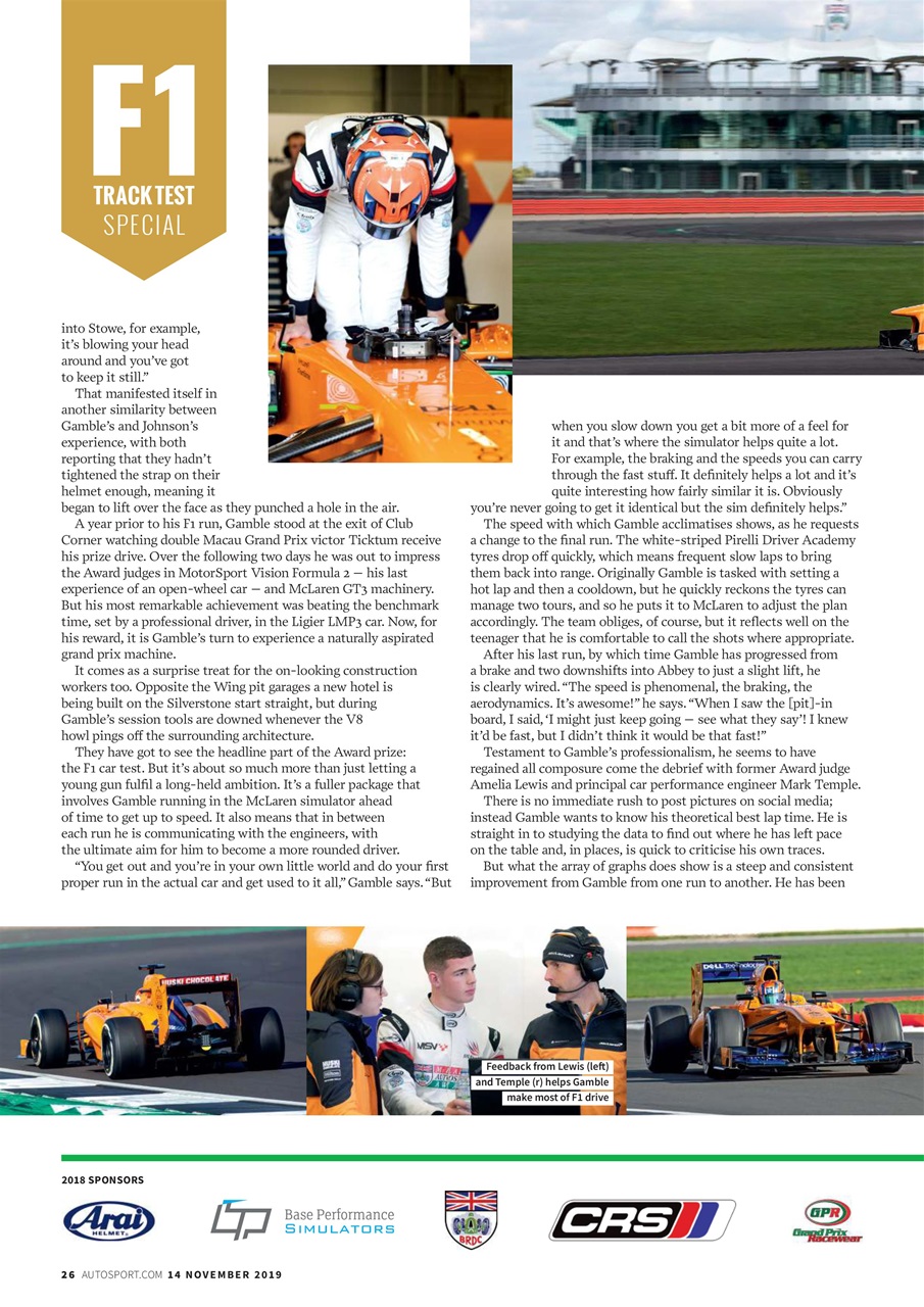 Autosport Preview Pages