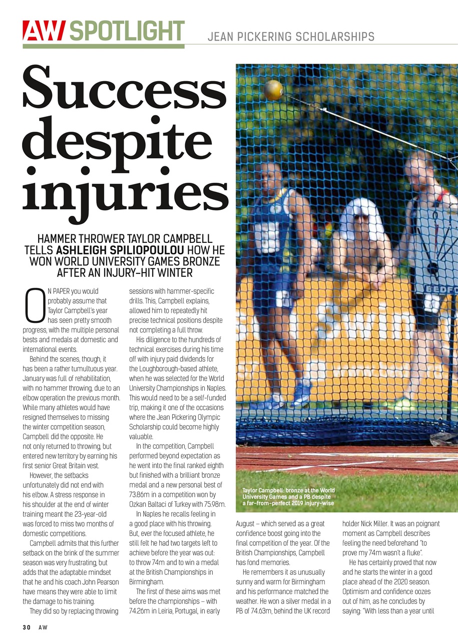 AW – Athletics Weekly Magazine Preview Pages