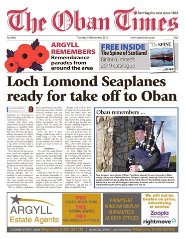 The Oban Times & Lochaber Times issue 14th November 2019