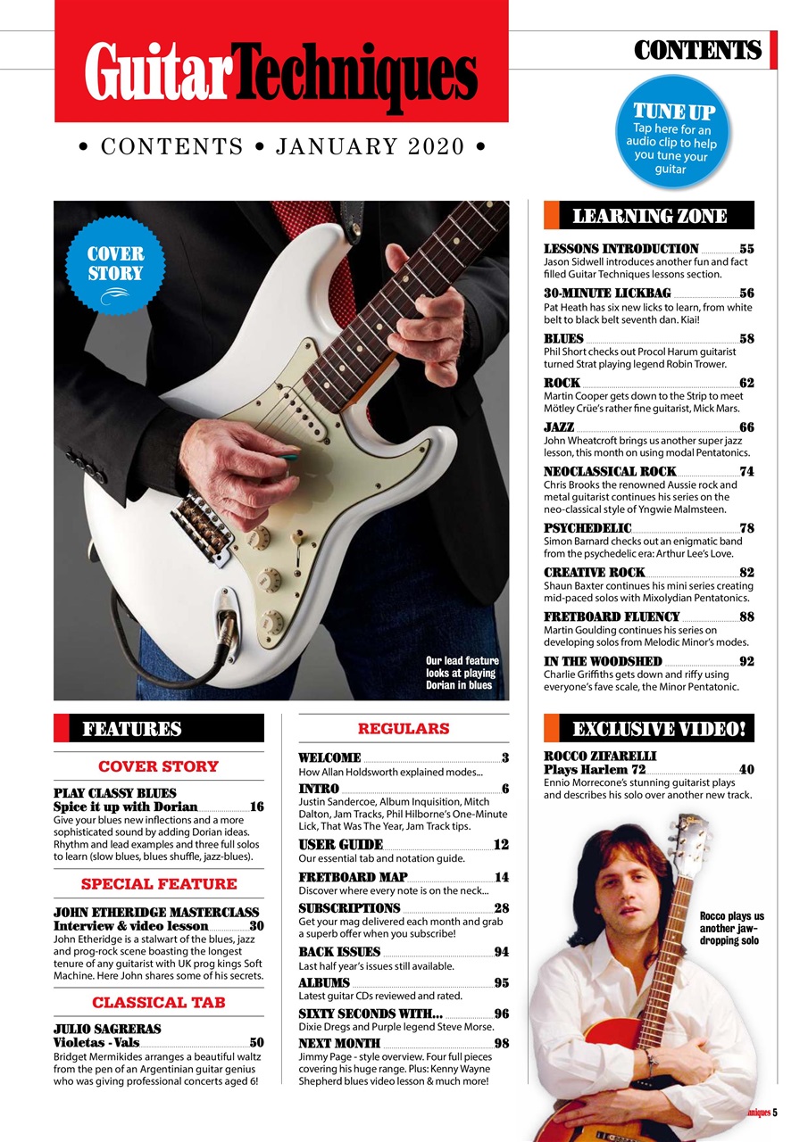 Guitar Techniques Preview Pages