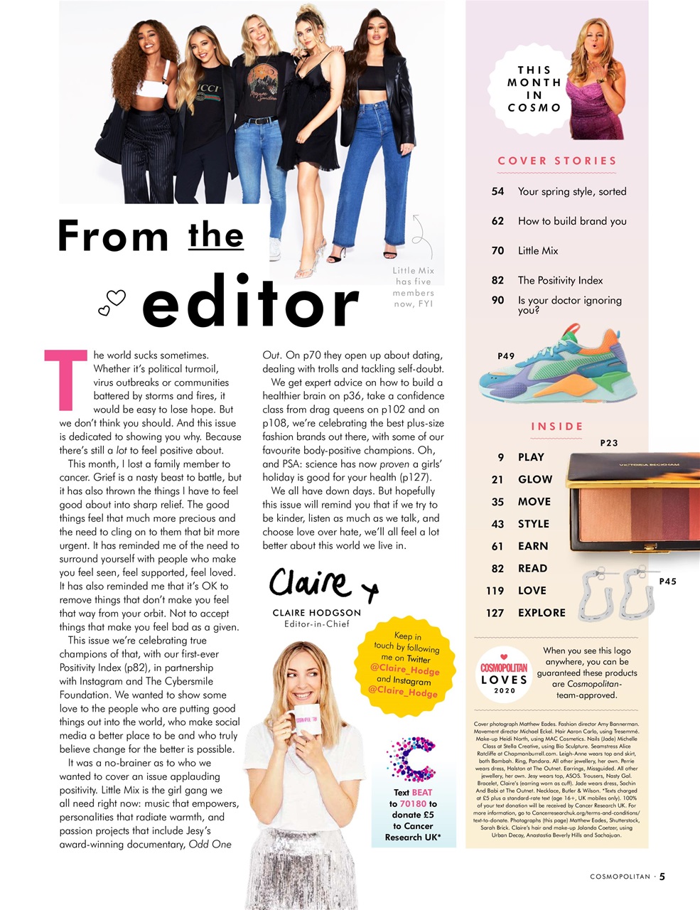 Cosmopolitan Preview Pages