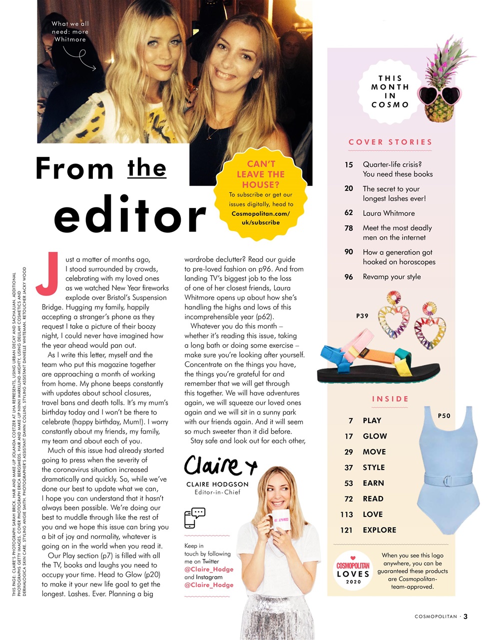 Cosmopolitan Preview Pages