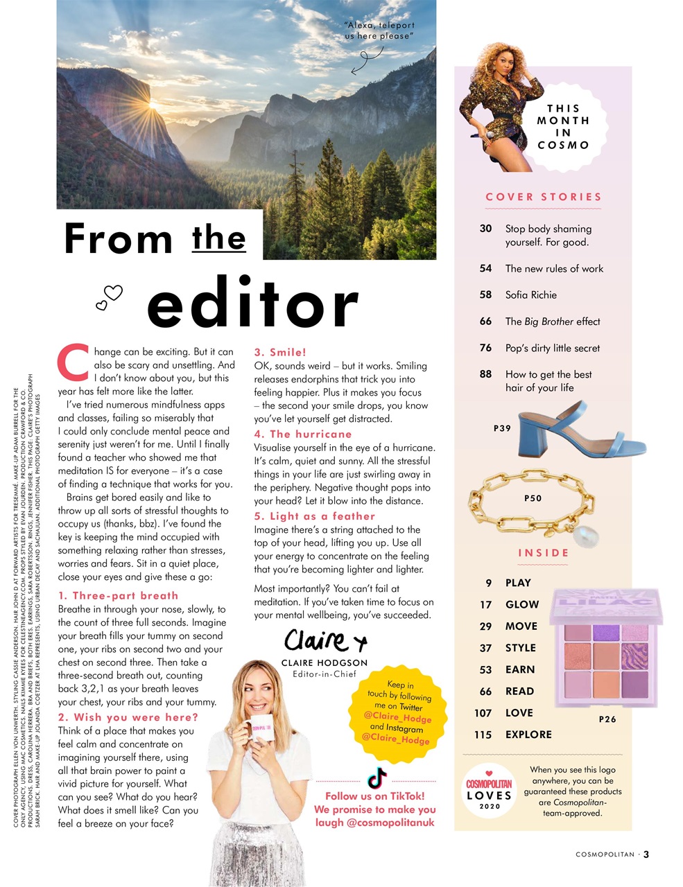 Cosmopolitan Preview Pages