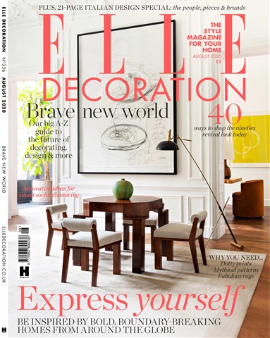 Elle Decoration issue Aug 2020