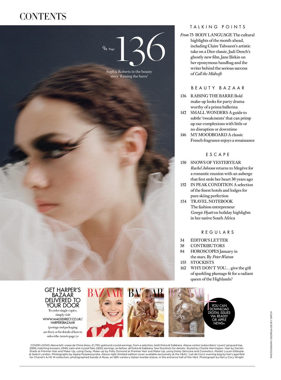 Harper's Bazaar Preview Pages