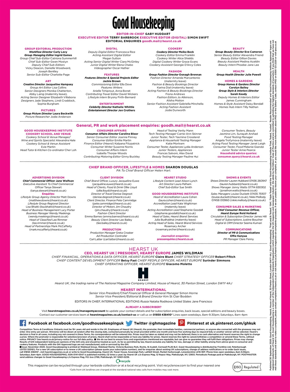 Good Housekeeping Preview Pages