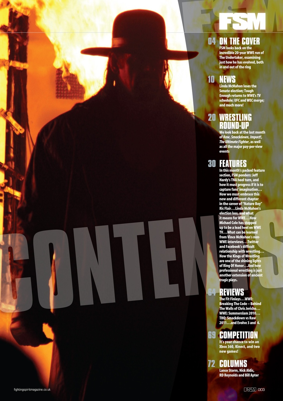 Wrestletalk Magazine Preview Pages