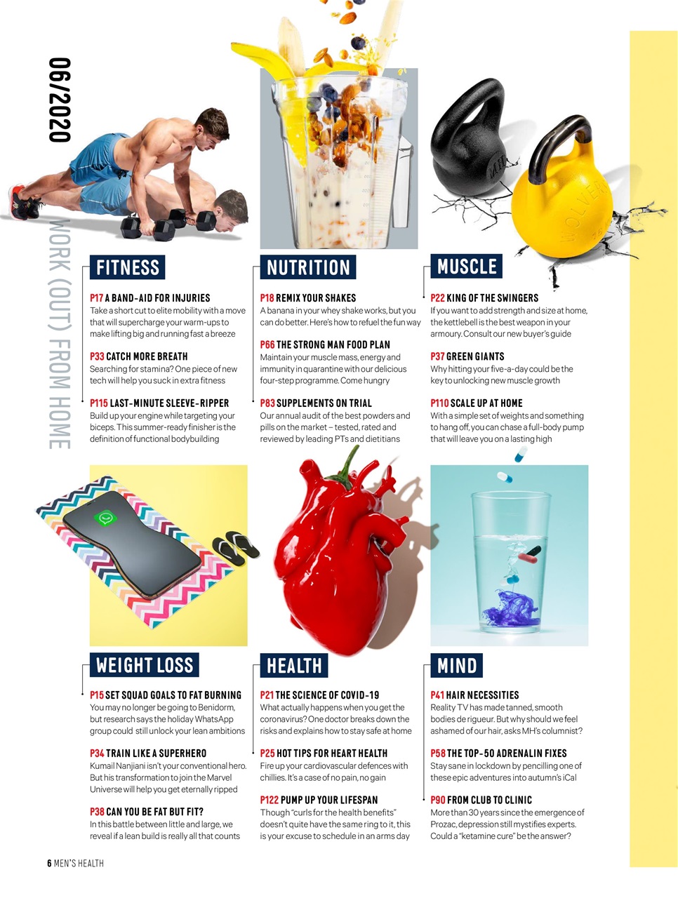 Men's Health Preview Pages