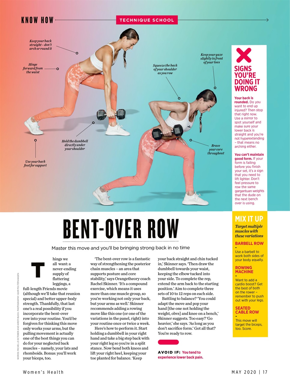 Women's Health Preview Pages