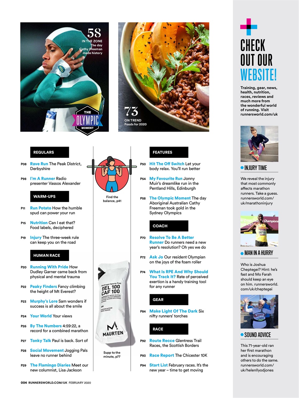 Runner's World Preview Pages