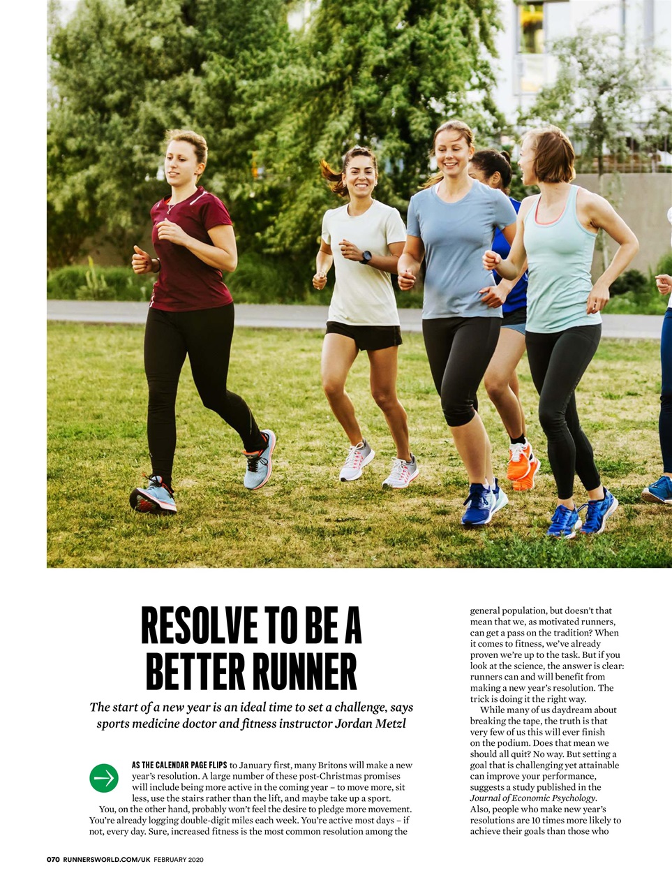 Runner's World Preview Pages