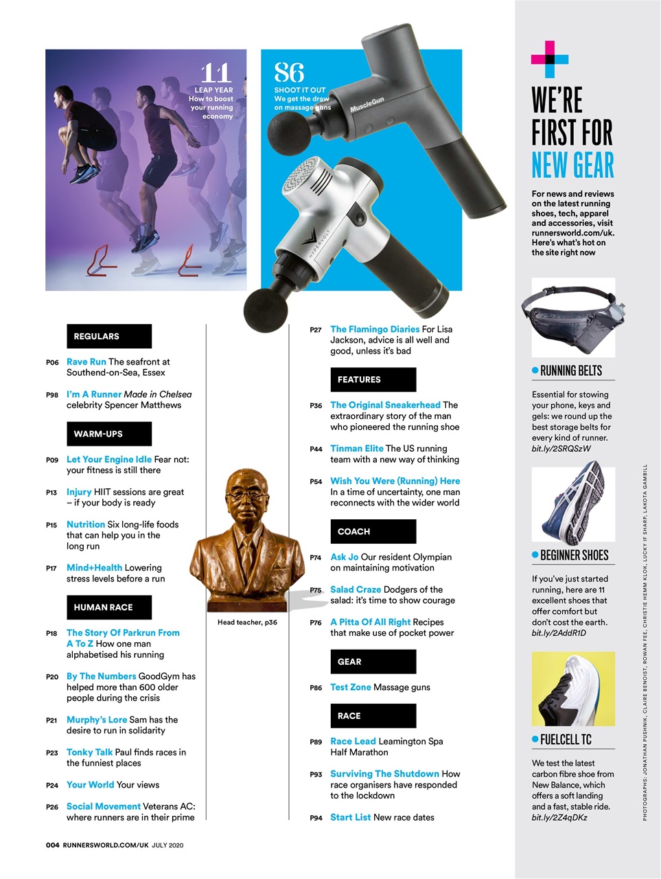 Runner's World Preview Pages