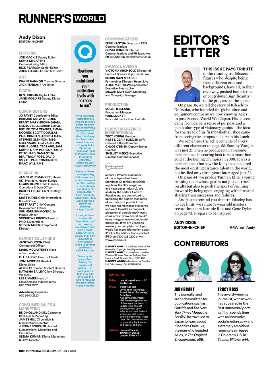 Runner's World Preview Pages