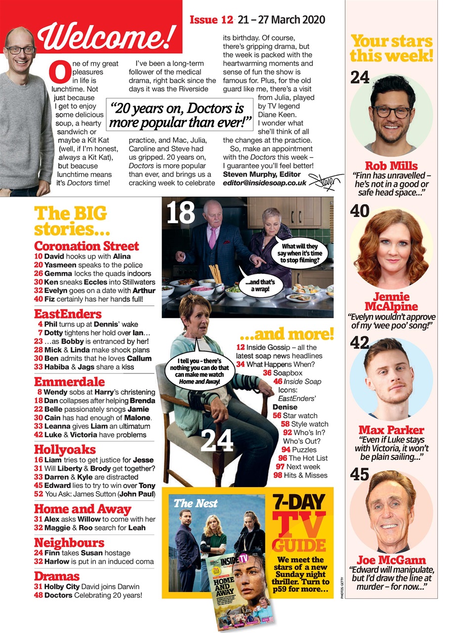 Inside Soap Preview Pages