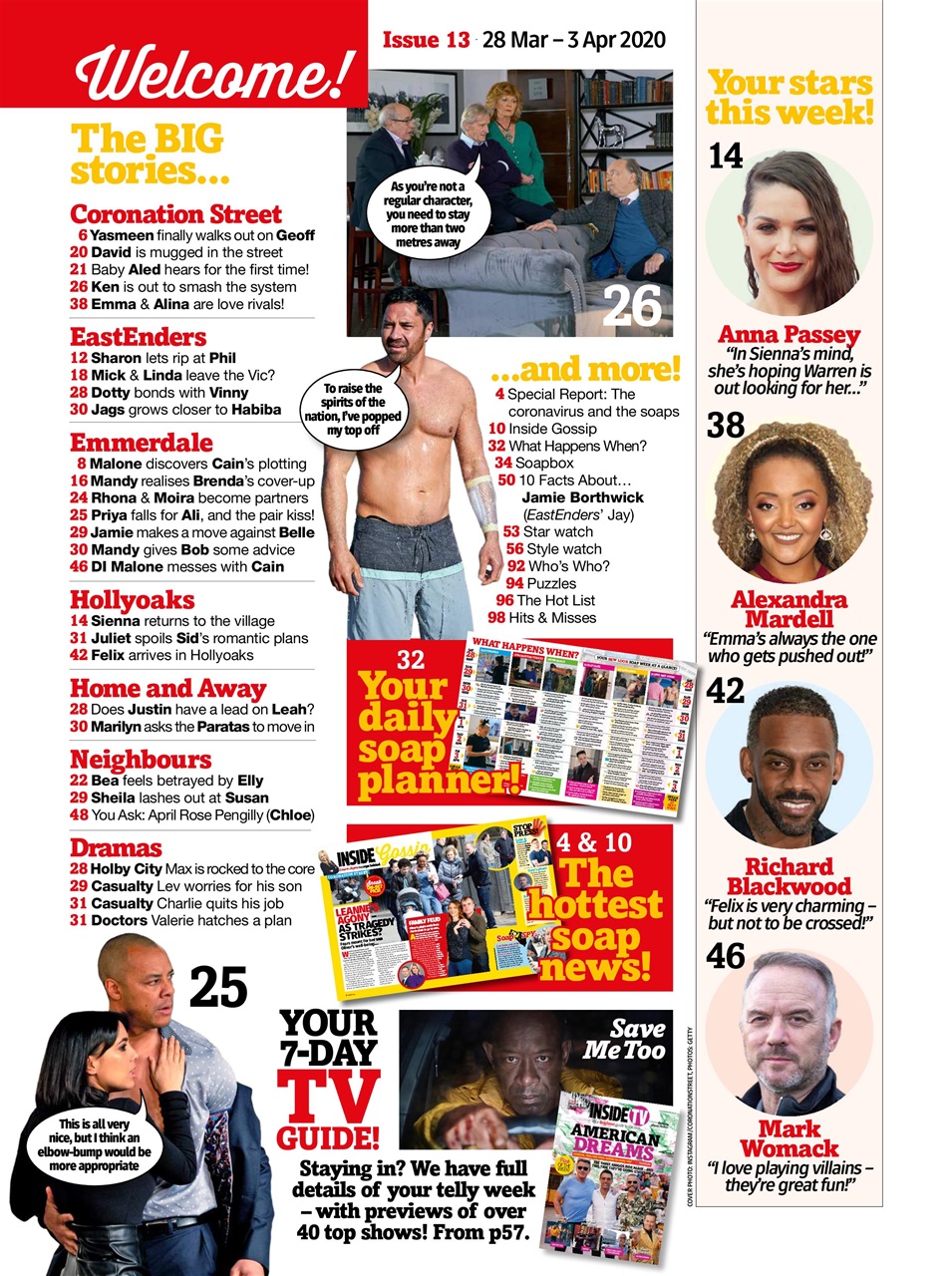 Inside Soap Preview Pages
