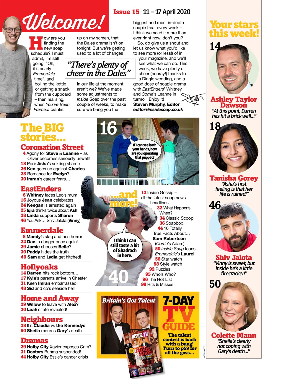 Inside Soap Preview Pages