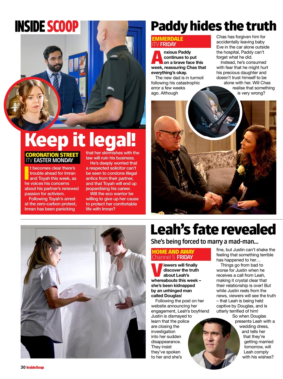 Inside Soap Preview Pages