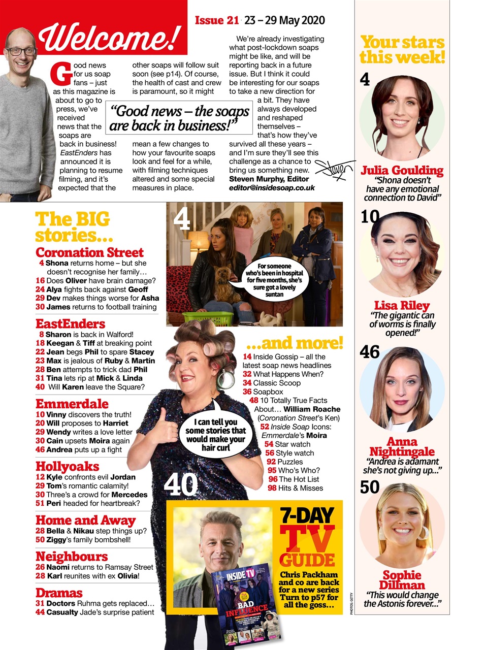 Inside Soap Preview Pages