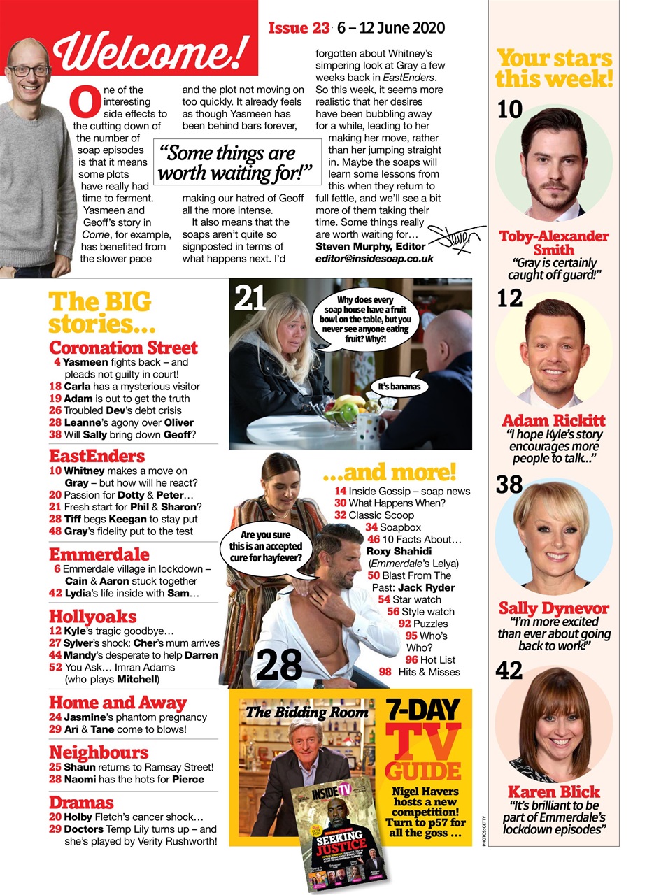 Inside Soap Preview Pages