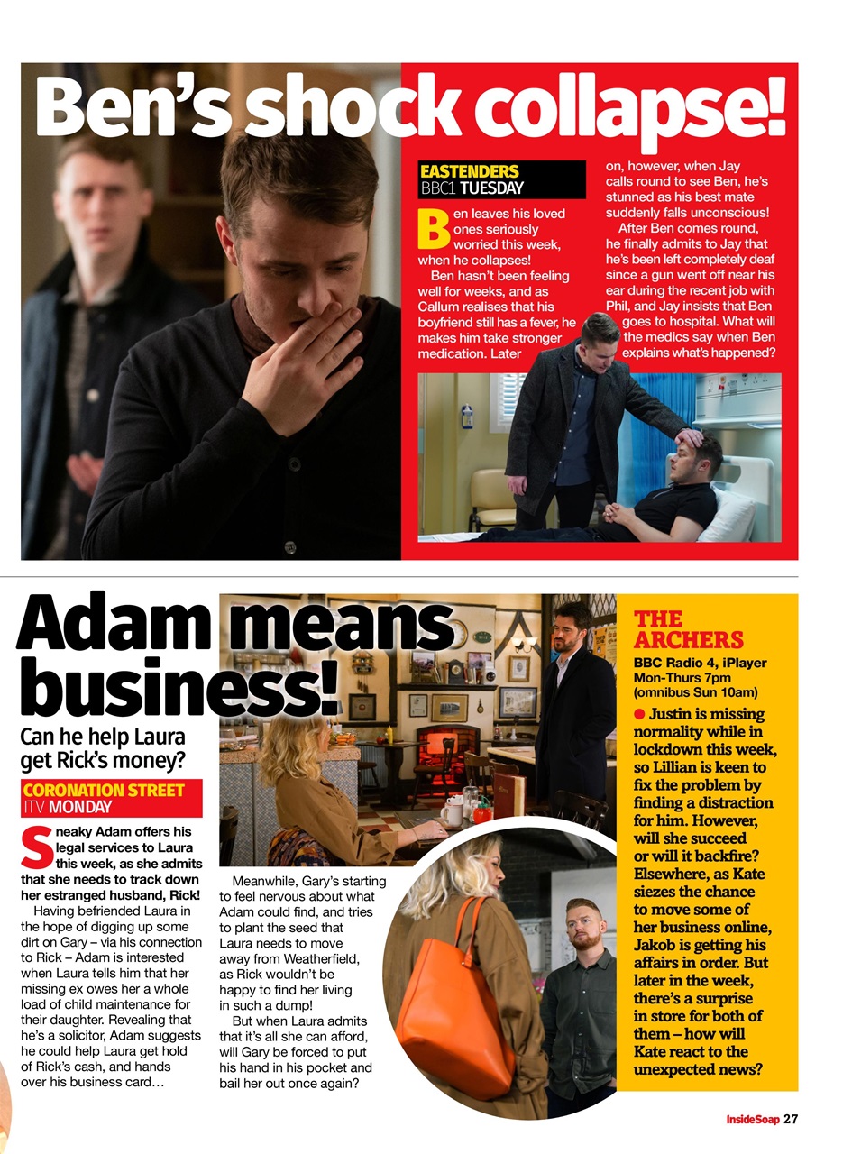 Inside Soap Preview Pages