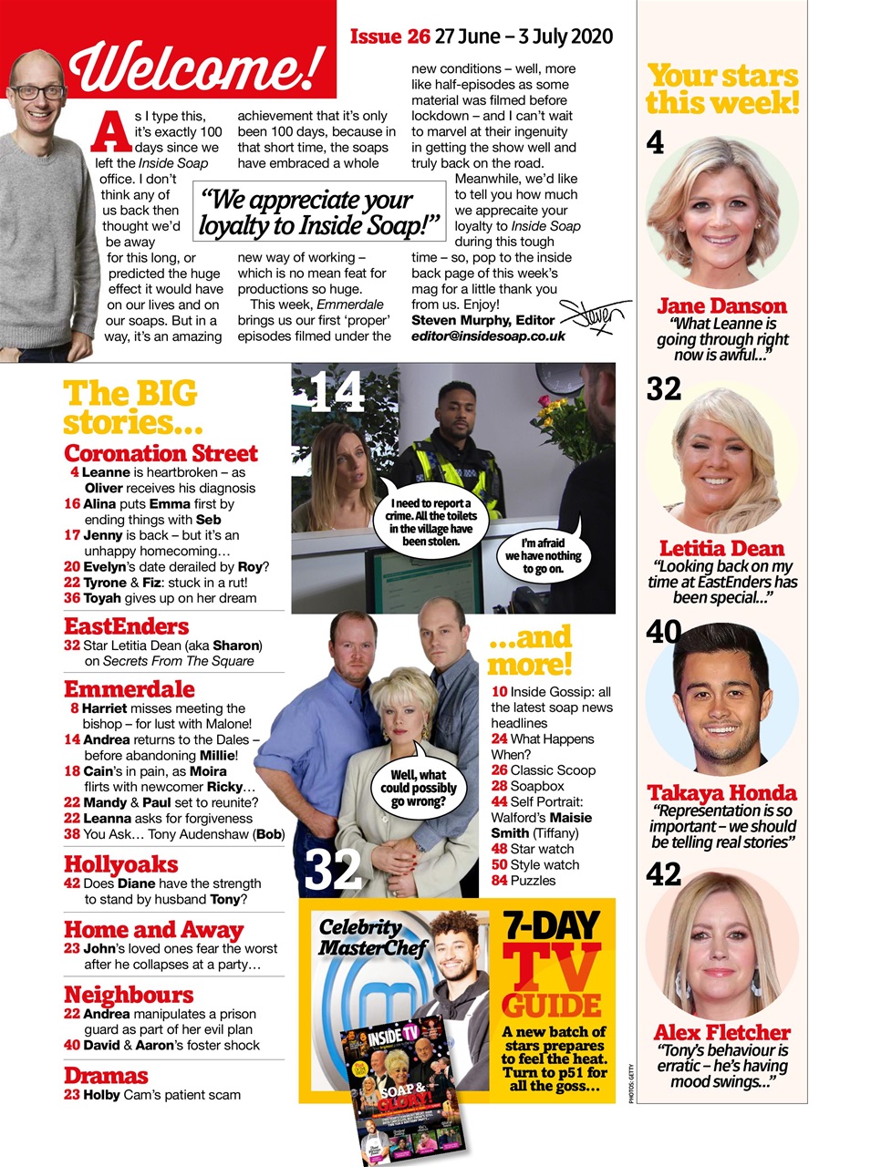 Inside Soap Preview Pages