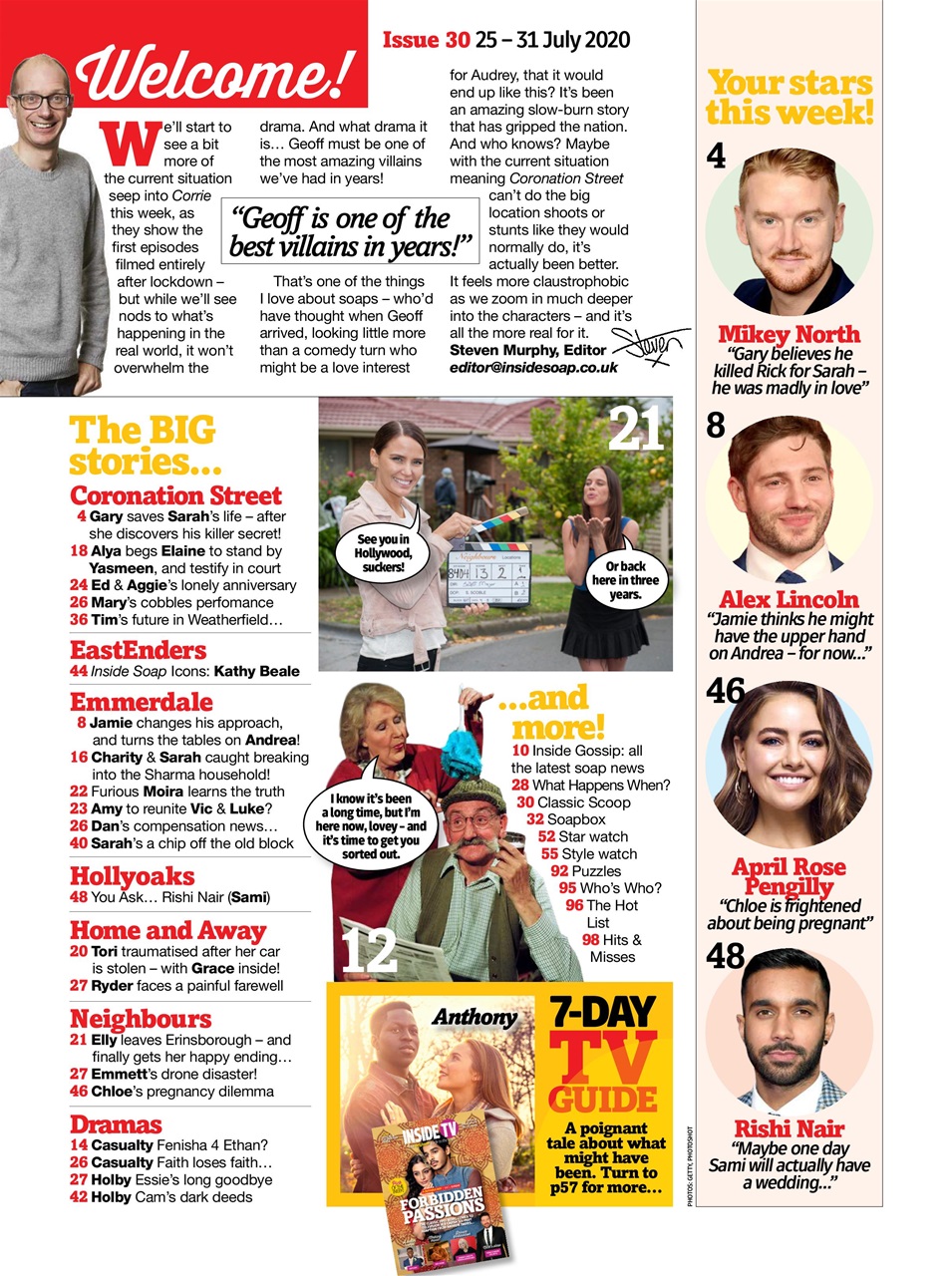 Inside Soap Preview Pages