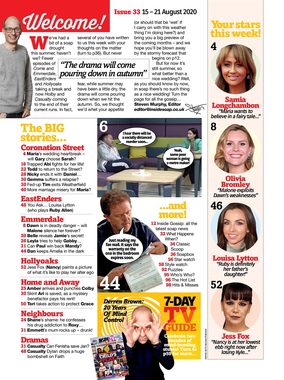 Inside Soap Preview Pages