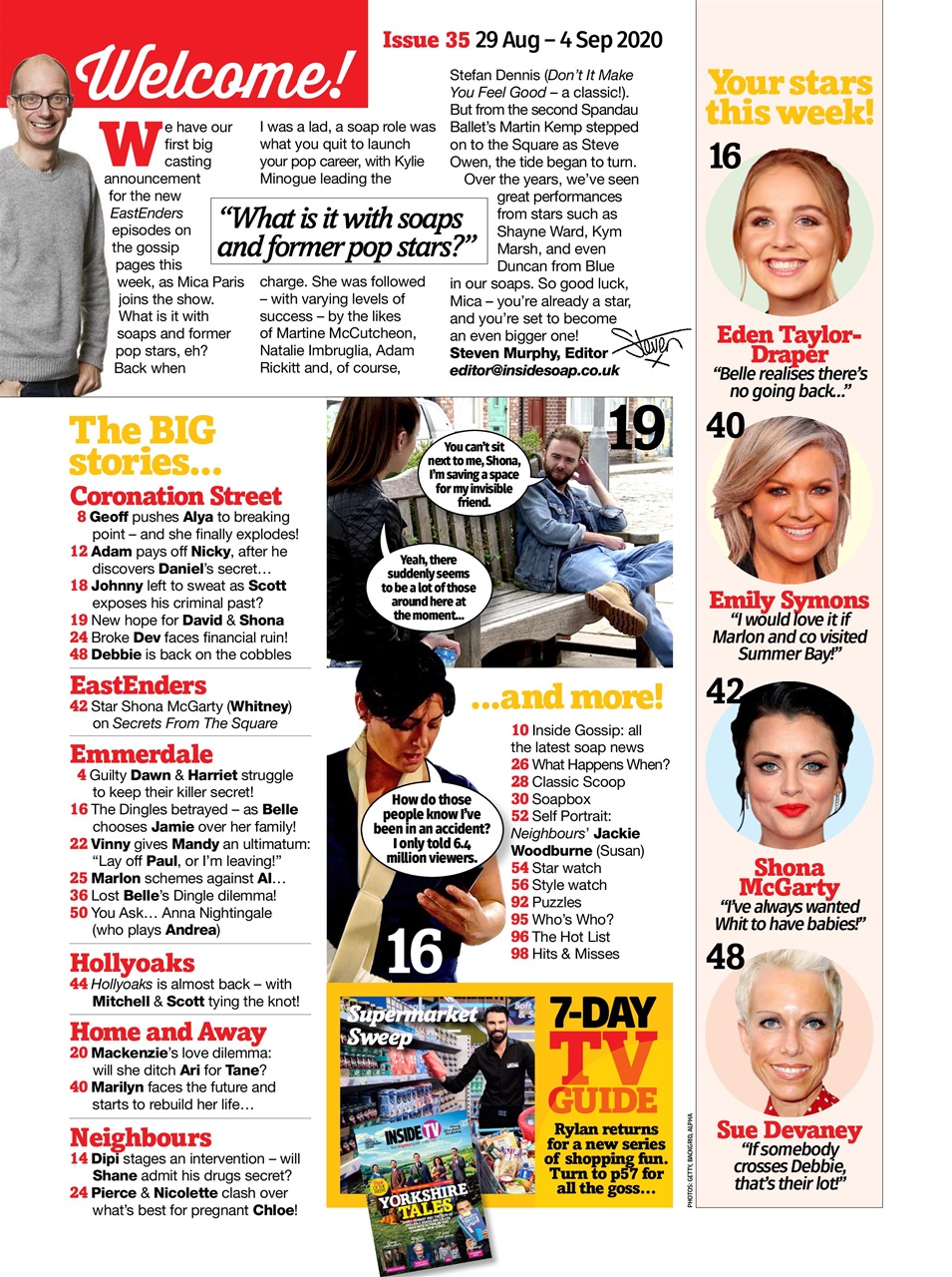 Inside Soap Preview Pages