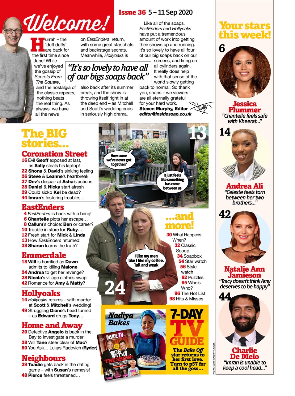 Inside Soap Preview Pages