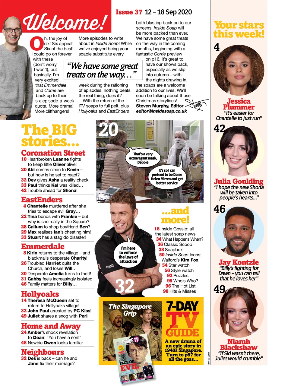 Inside Soap Preview Pages