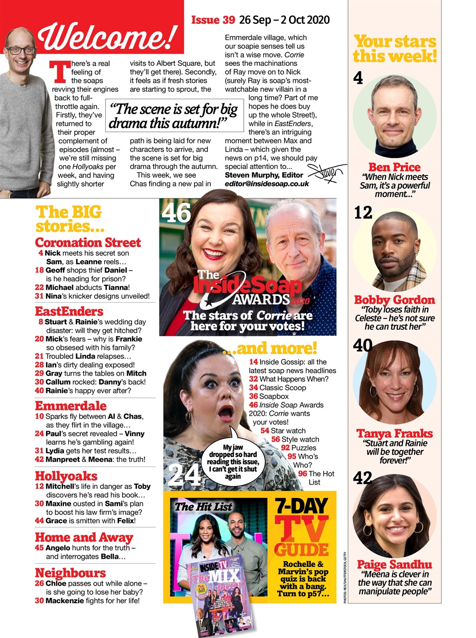 Inside Soap Preview Pages