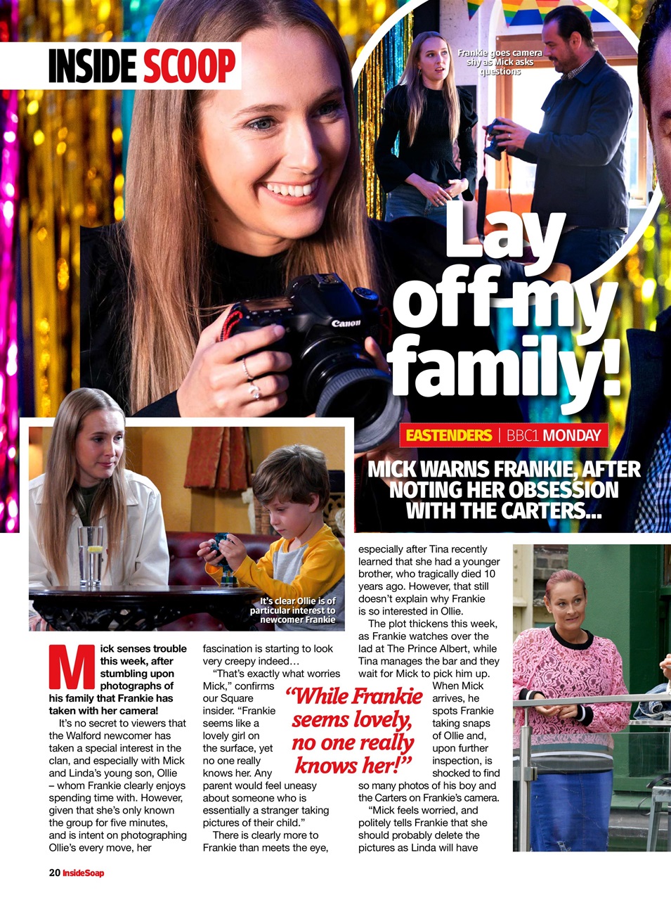 Inside Soap Preview Pages
