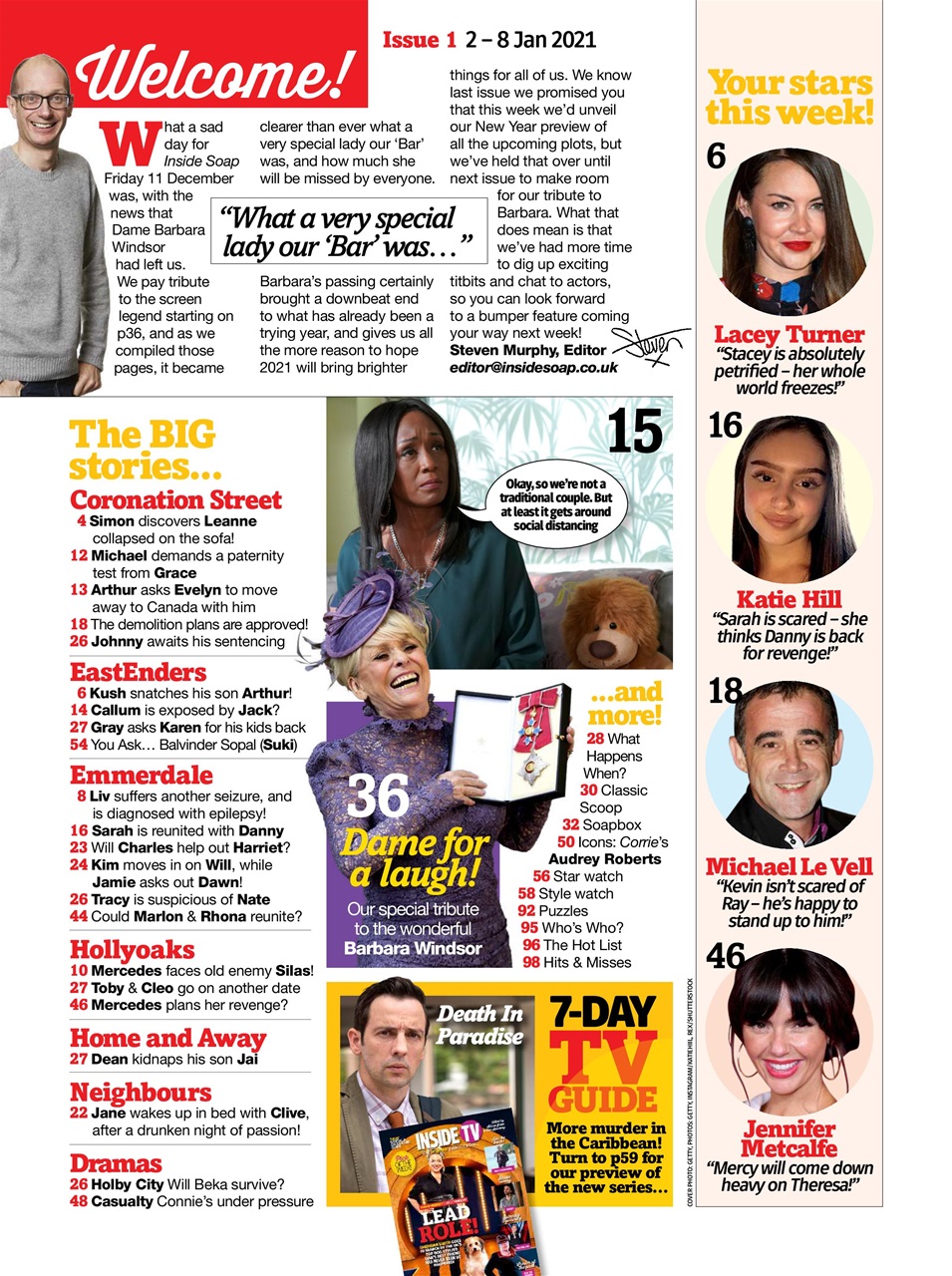 Inside Soap Preview Pages