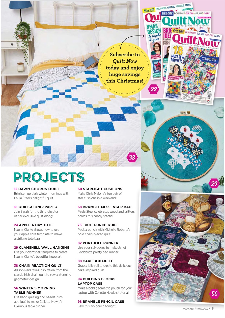 Quilt Now Preview Pages