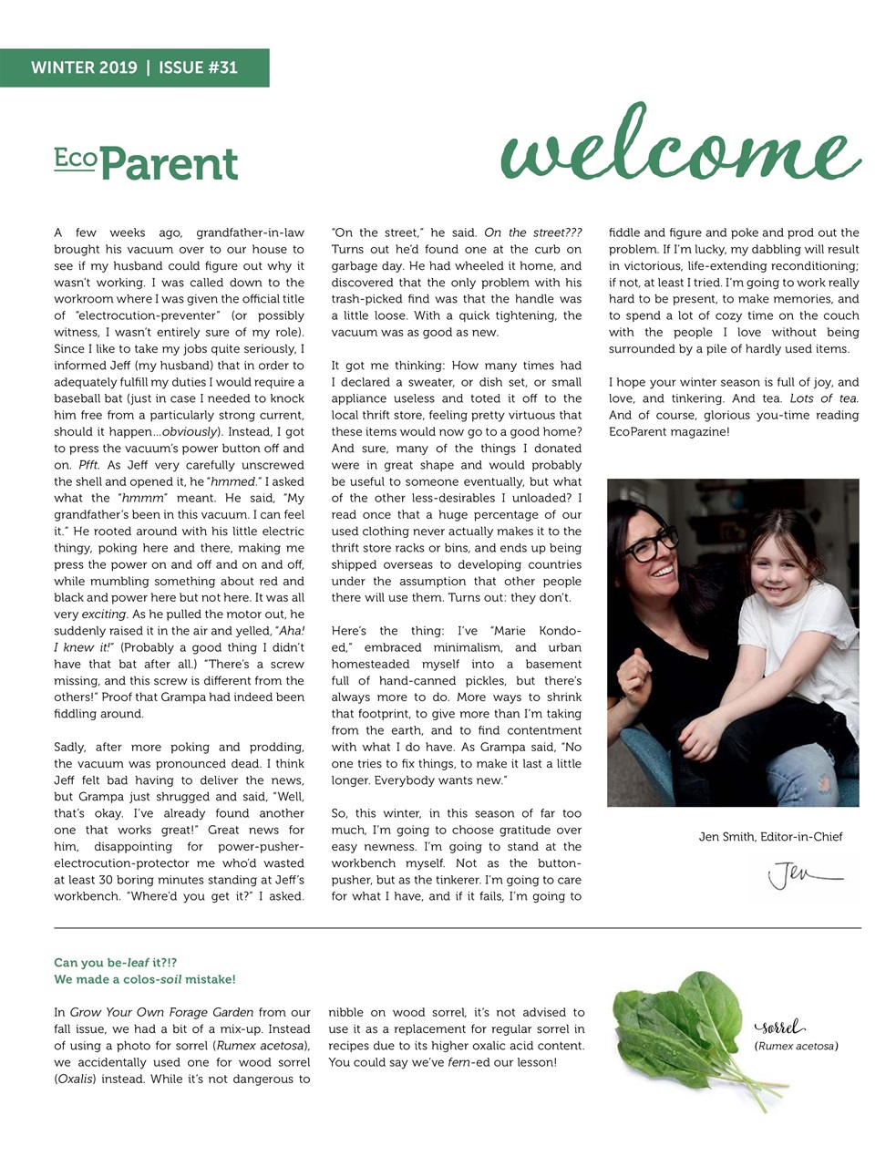 Ecoparent Magazine Preview Pages